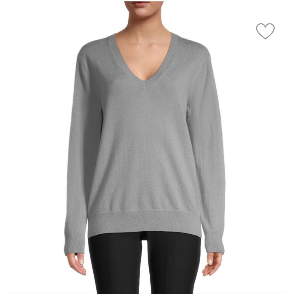 Vince Weekend Cashmere V-Neck Sweater Size M
